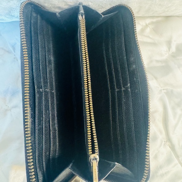 Coach Black Embossed Wallet - Picture 10 of 15